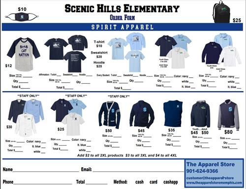 Order and pick up directly from the Apparel Store Visit www.theapparelstorememphis.com 